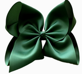 Solid Grosgrain Bow On Nylon Headband