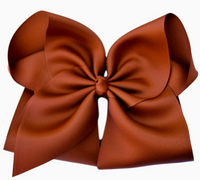 Solid Grosgrain Bow On Nylon Headband