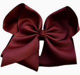 Solid Grosgrain Bow On Nylon Headband