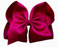 5 Inch Solid Grosgrain Bow