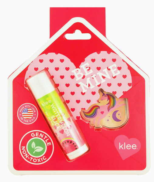 Valentine's Day Lip Shimmer and Sticker Set