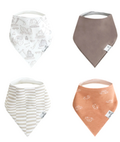 Bandana Bibs 4-Pack