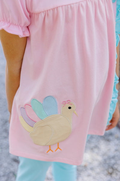 Turkey Ruffle Pants Set