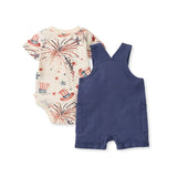 Uncle Sam Baby Boy Romper & Bodysuit Set
