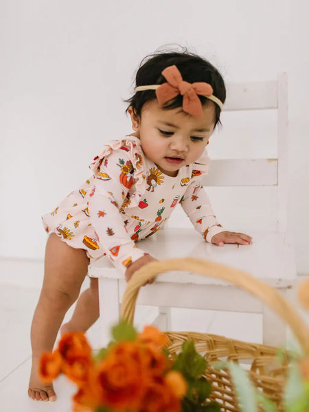 Leah Romper in Thanksgiving