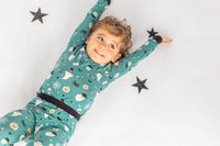 Halloween Glow in the Dark Kids Bamboo Sleepwear Set