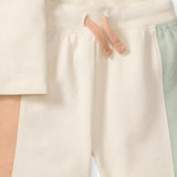 Color Blocked Tee & Shorts Set
