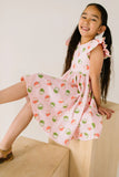 Olivia Dress in Apple A Day