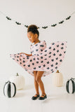 Puff Dress in Black Cat