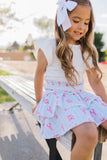 Ruffle Skort in Le Crustace