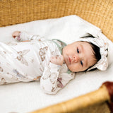 Newborn Knotted Gown - Luna