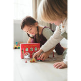 Wind Up & Go Fire Station Play Set