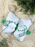5" Classic Moonstitch Boutique Bows Girls Hair Accessories | Clip or Headband