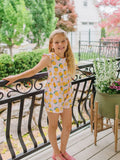 Macie Romper in Lemonade