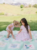 Classic Twirl Dress in Butterfly Rainbow