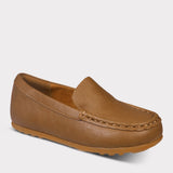 Tan Thaddeus Boys Slip-On Moccasin