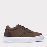Jace Boys Slip On Shoes-Chocolate