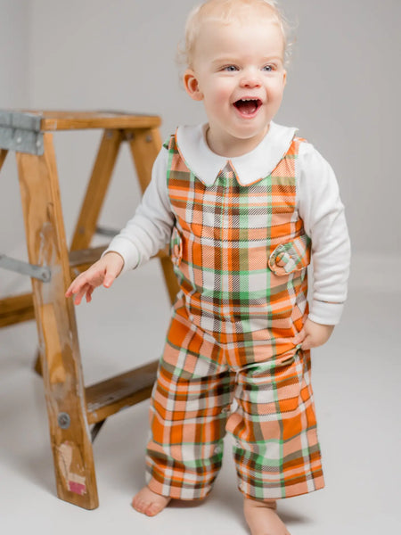 Autumn Plaid  Jon Jon & Knit Shirt Set