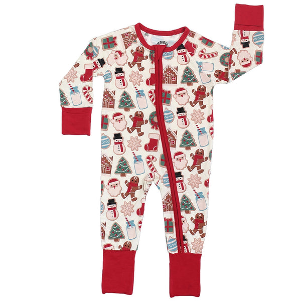 Milk and Cookies Christmas Convertible Romper