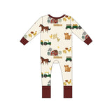 On the Farm Bamboo Convertible Baby Pajama
