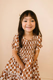Alana Dress in Gingerbread  (Poplin)