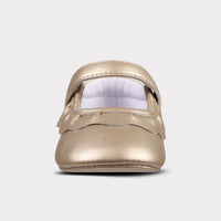 Amina Crib Shoe-Gold