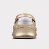 Amina Crib Shoe-Gold