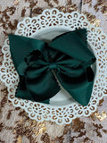 5.5" Oversize Scalloped Hair Bow | Clip or Headband
