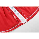 Red Ruffle Christmas Tree Dress