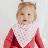 4 Pack Baby Bandana Bibs - Claire