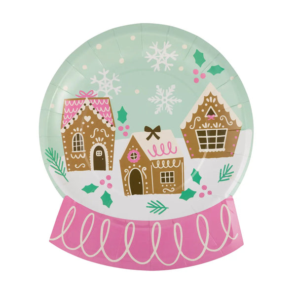 Snow Globe Shaped Plate