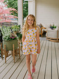 Macie Romper in Lemonade