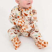 Cozy Cottage Bamboo Convertible Baby Pajamas