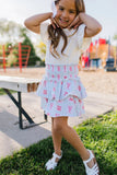 Ruffle Skort in Le Crustace