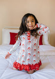 Nightgown in Vintage Santa