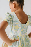Puff Leggy Romper in Sunlit Sage