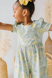 Puff Leggy Romper in Sunlit Sage