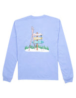 Girls Ski Directions LS Light Blue