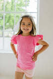 Flutter Tee in Bubblegum