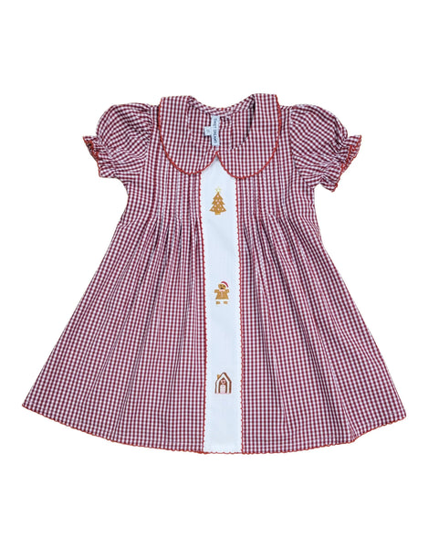 Gingerbread Embroidered Dress