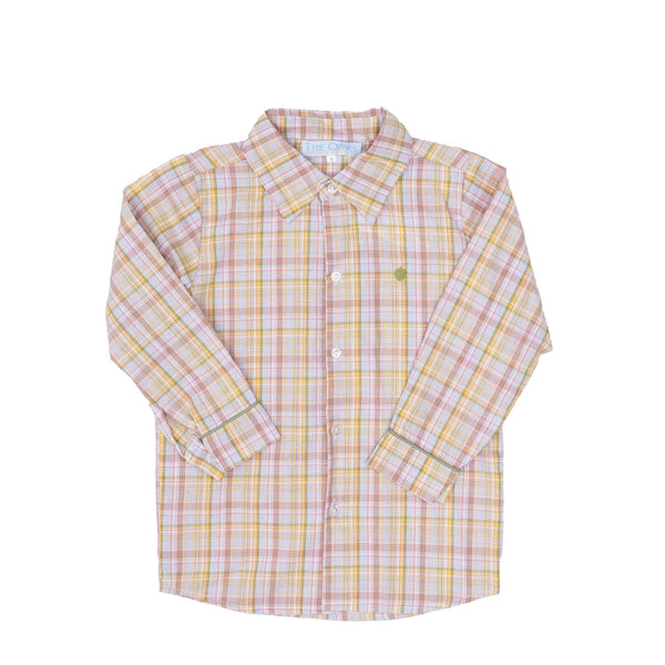 William Button Down-Harvest Fields Plaid