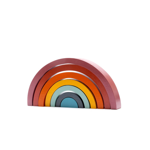 Large Wooden Rainbow in Contemporary